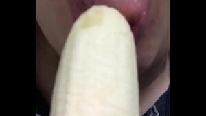 Siririca com banana