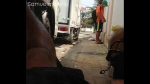 Sexo gay amador na rua